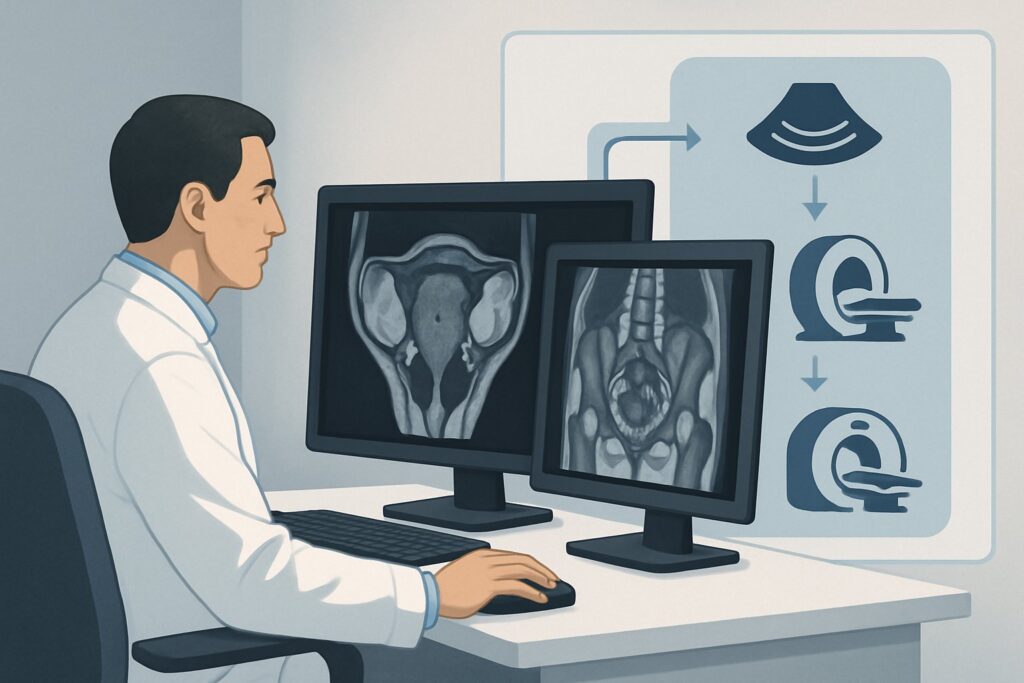 Why Is MRI the Best Study for Local Staging of Pretreatment Endometrial Cancer?