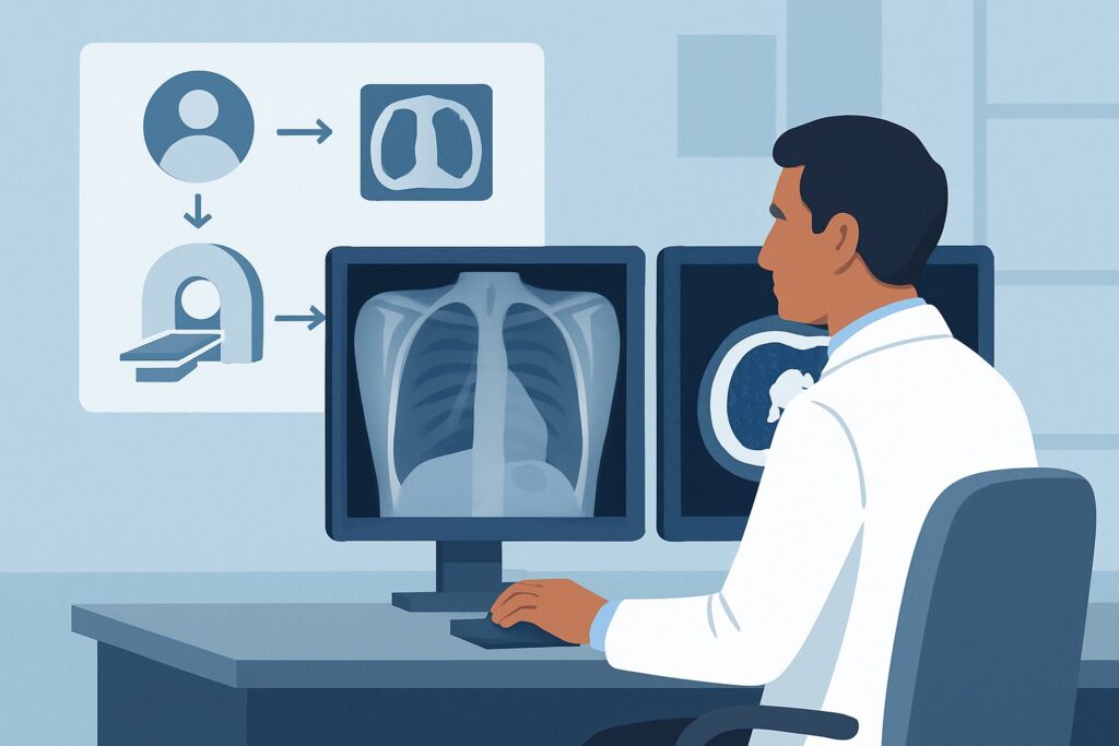 Why Order a CT Scan for Acute Respiratory Illness After a Negative Chest X-ray?