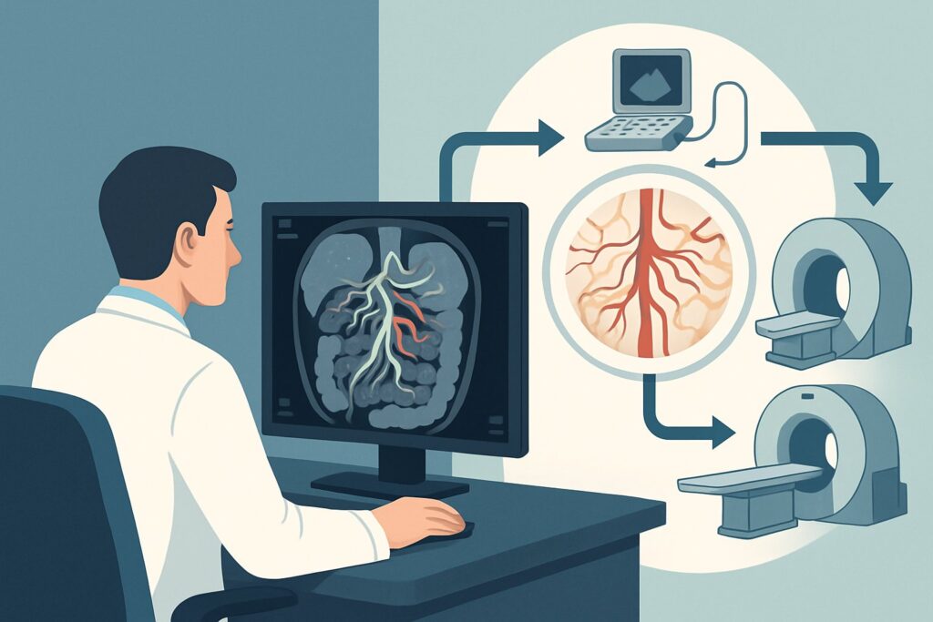 Your Patient Has an SMA Embolus and Peritonitis: What's the ACR-Guided Next Step?