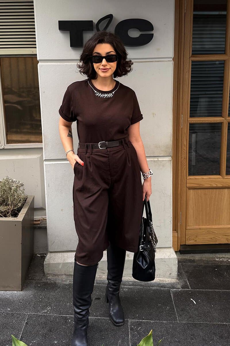 Gigi Taşlı Tişört