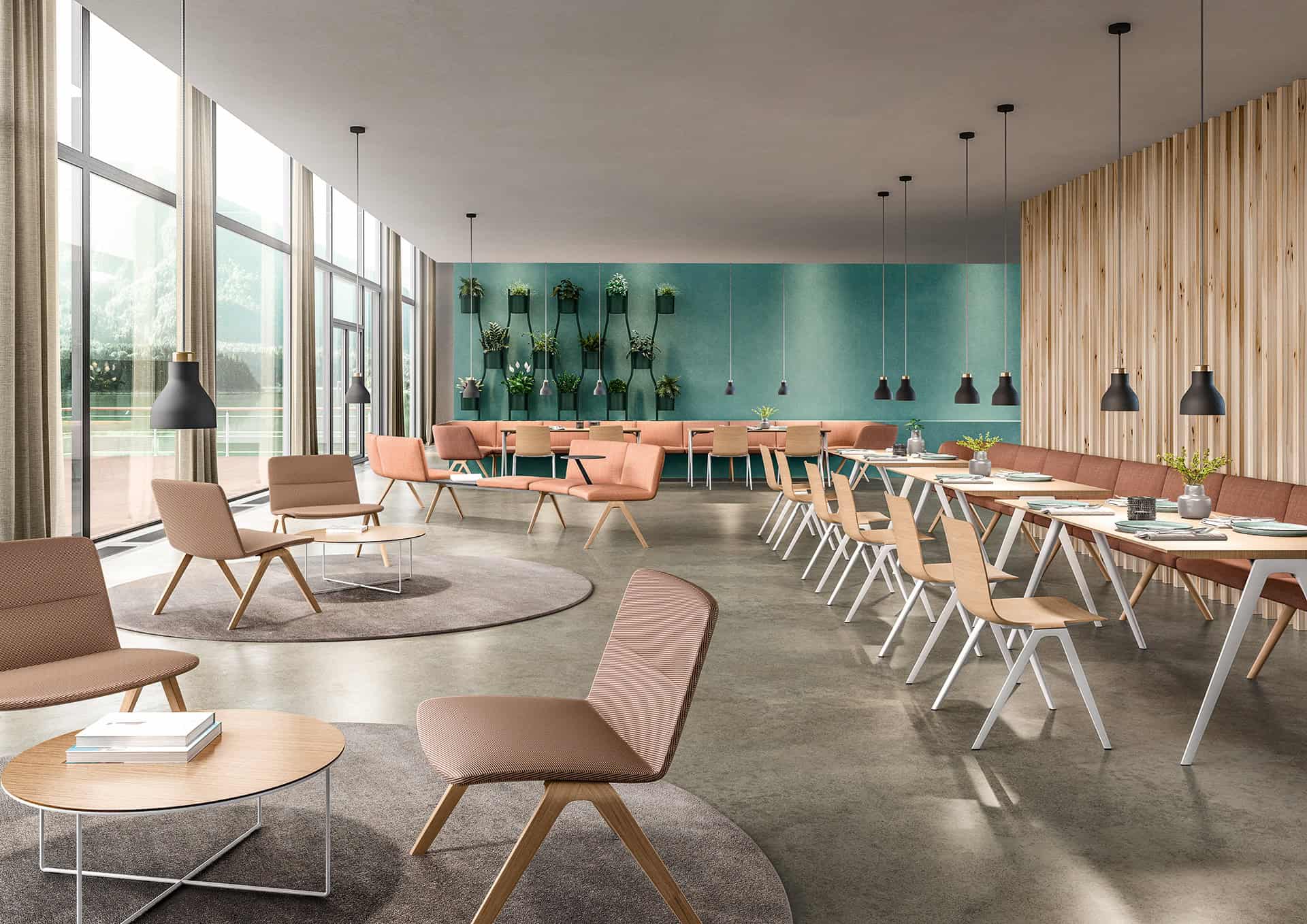 Cafeteria mit Brunner