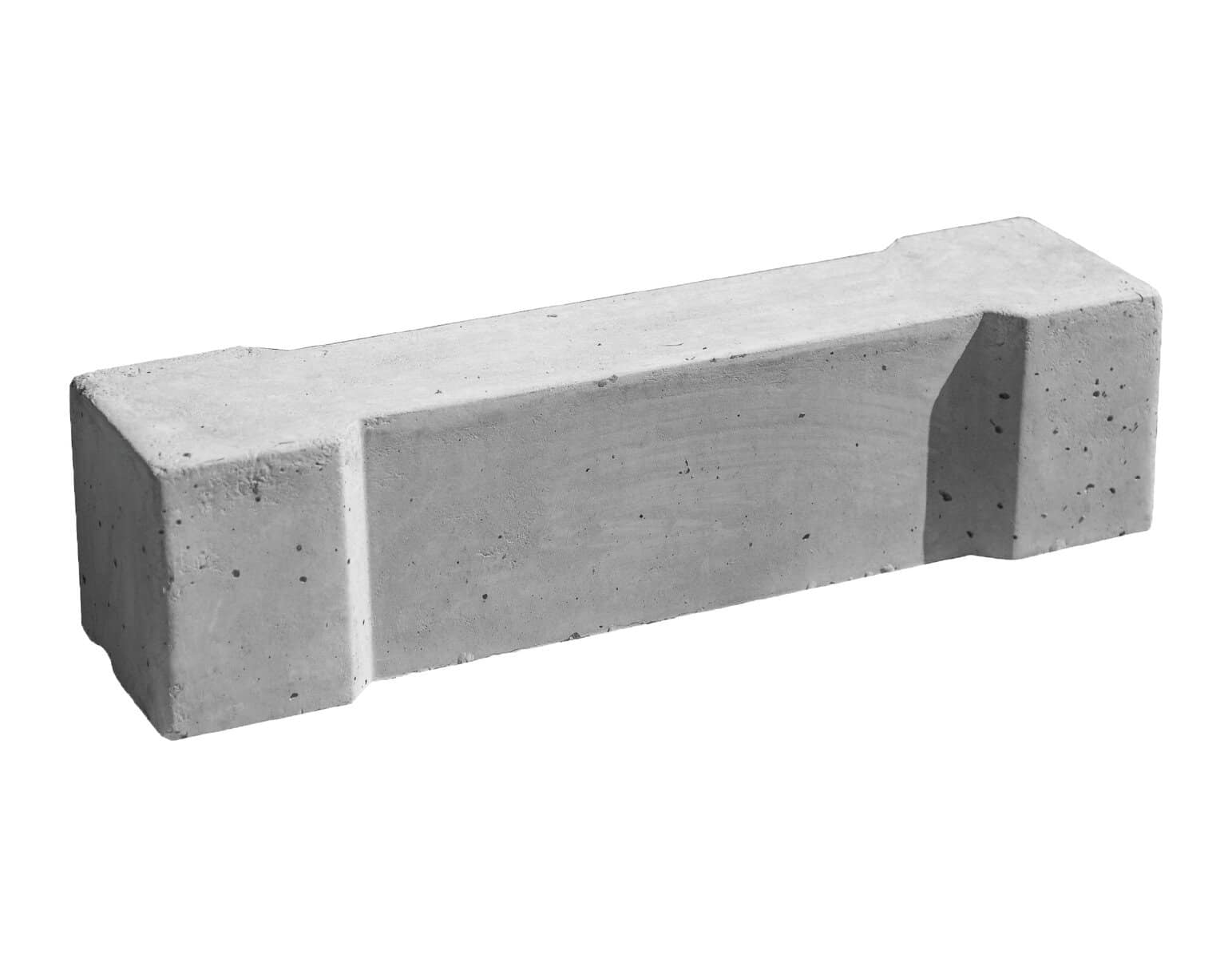 Precast concrete curb for road and landscape edging, durable and high-quality infrastructure component, manufactured by Global Precast for construction projects.