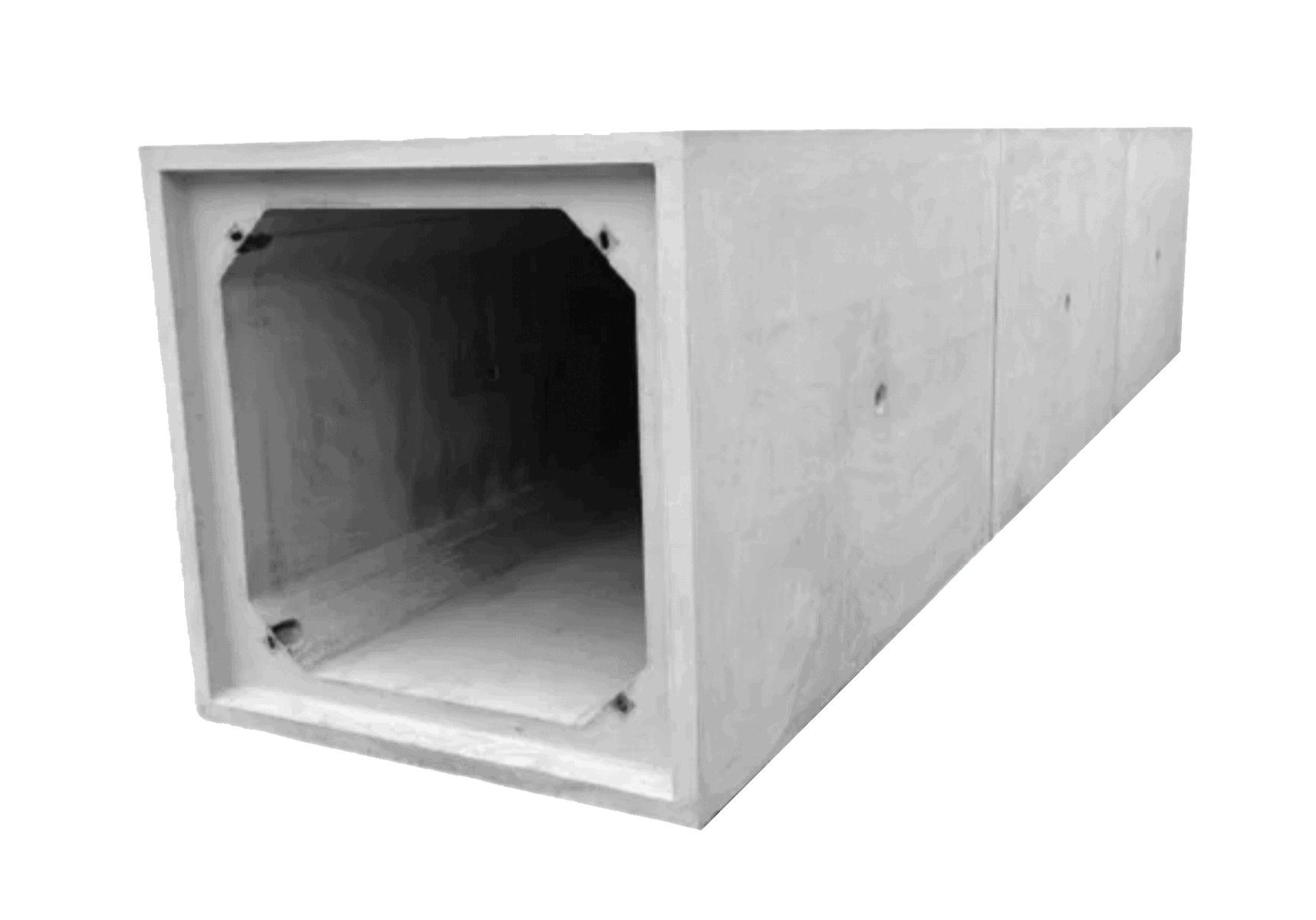 ERD-Precast concrete utility box for infrastructure projects, durable precast material for underground cable and pipe installations, made by Global Precast.
