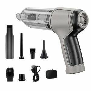 Vibe Geeks Brushless Strong Suction Wireless Car Vacuum Cleaner- USB Charging