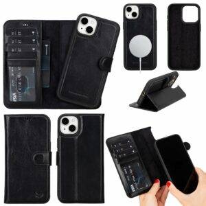 Casper Leather iPhone 15 Plus Wallet Case | MagSafe