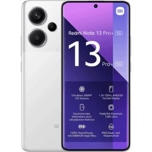 Xiaomi Redmi Note 13 Pro+ 8/256GB 5G Dual SIM Okostelefon - Fehér (REDMI NOTE 13 PRO+ 5G 8/256 WHITE)