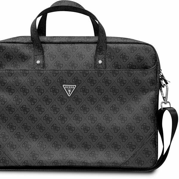 Laptop 15-16" táska, vállra akasztható, fekete, GUESS GUCB15P4TK