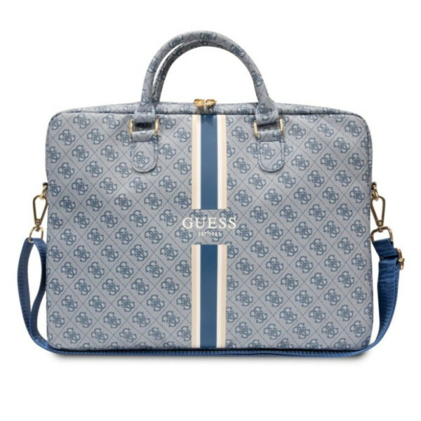 Laptop 15-16" táska, vállra akasztható, kék, GUESS GUCB15P4RPSB
