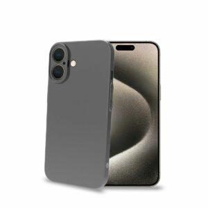 iPhone 16 Black Cover by Celly – Durable & Stylish