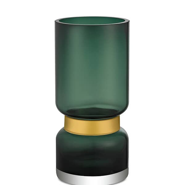 Classic Design vase made to perfection, green Glass TRIER 26 GE