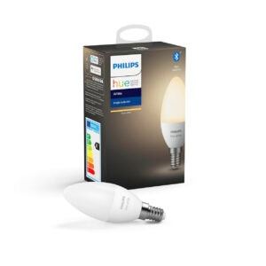 Bec Smart LED Philips HUE, 5.5W, lumina calda, forma lumanare (929002039901)