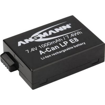 LP-E8 Canon kamera akku 7,4V 1000 mAh, Ansmann (5044853)