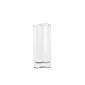 Aalto inspired slim modern glass vase, CORAL26CL