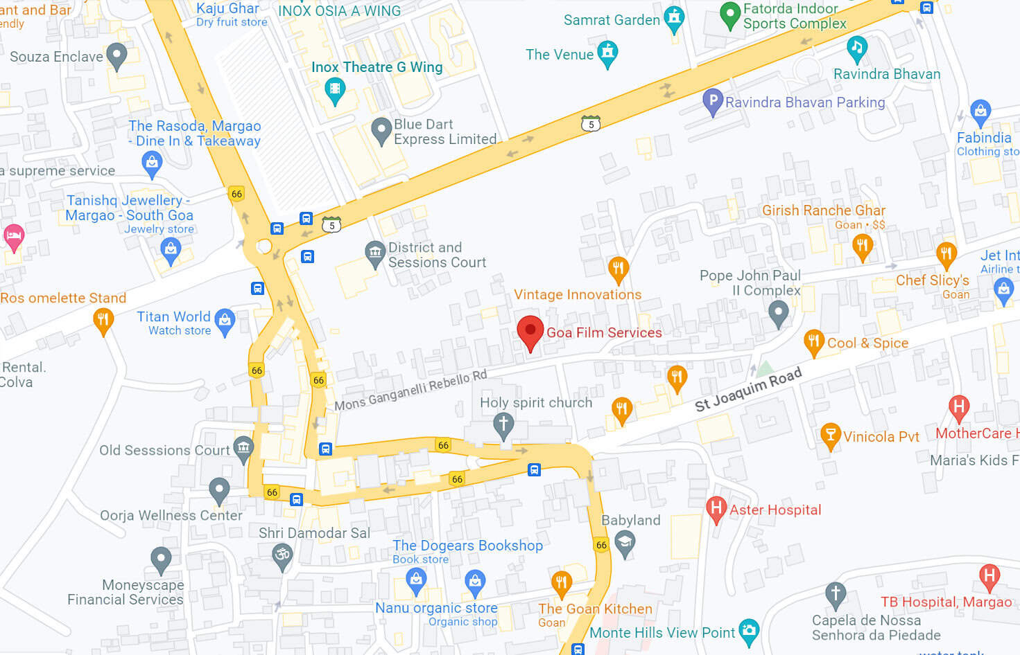 Contact Goa Film Services