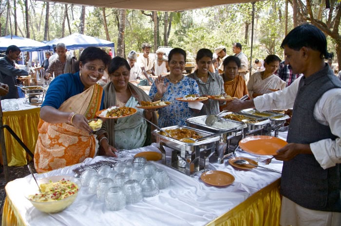 Hygienic catering for a feature film shoot in India 