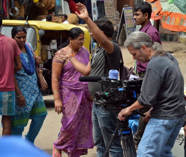 Behind the scenes of Bill Nye Saves the World for Netflix filming in India