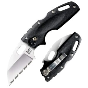 cold steel tuff lite 2.5" serrated blade folding knife