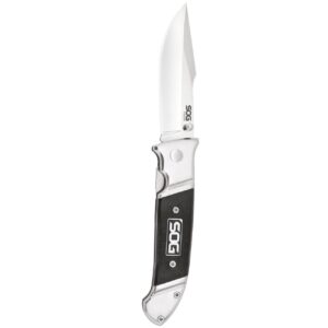 sog – sog fielder folding knife 3.3" satin clip point blade black g10 handles sog – sog fielder folding knife 3.3" satin clip point blade black g10 handles