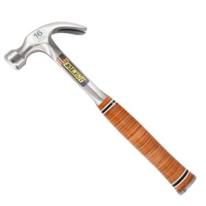 estwing – estwing 16 oz. smooth face curved claw hammer leather grip estwing – estwing 16 oz. smooth face curved claw hammer leather grip