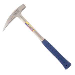 estwing – estwing 22 oz. pointed tip long handle rock pick blue shock reduction grip estwing – estwing 22 oz. pointed tip long handle rock pick blue shock reduction grip