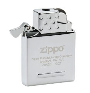 Classic Zippo lighter with engraved "Zippo" logo, ideal for dog lovers and accessories.
