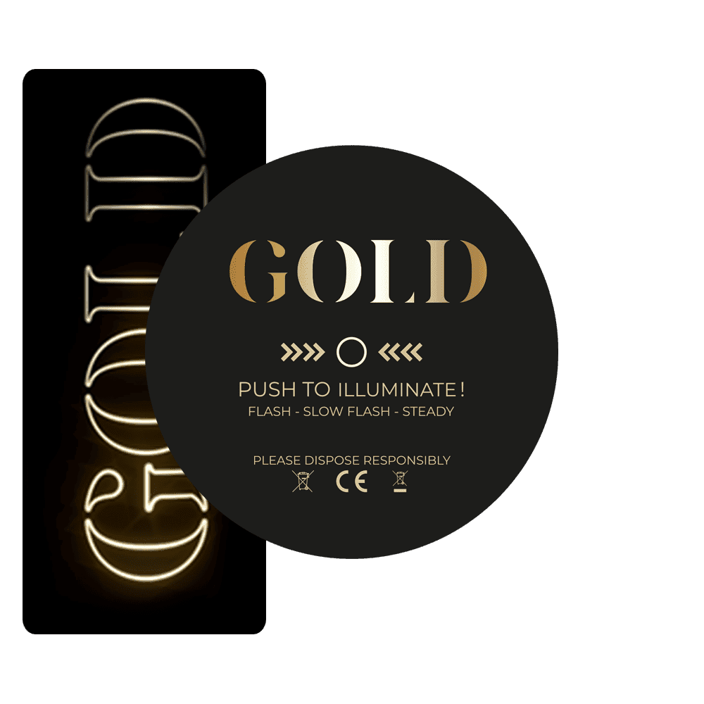 GOLD DRY LED Light flesverlichting sfeerverlichting