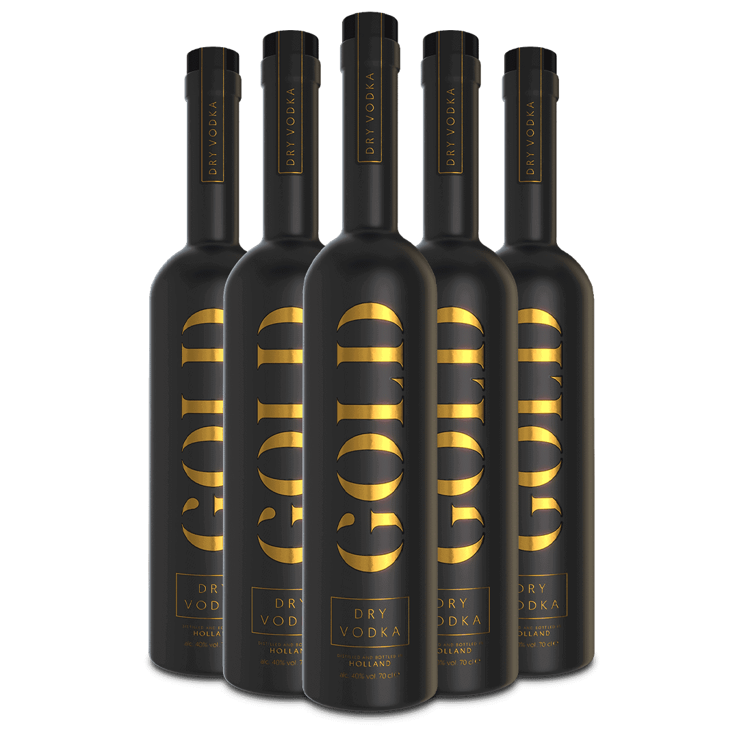GOLD DRY Vodka 6x