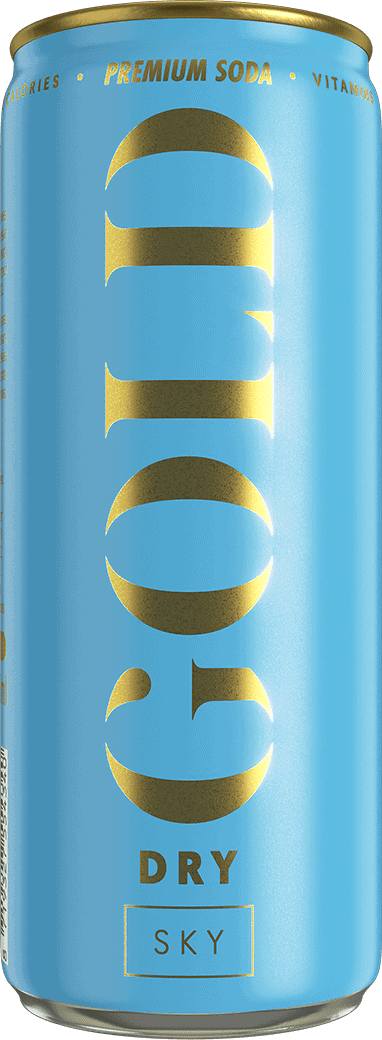 GOLD DRY Premium Soda Sky