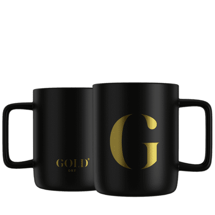 GOLD DRY Mug gouden mok premium serveerware