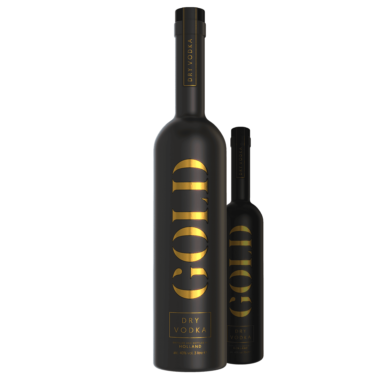 GOLD DRY Vodka Jeroboam fles 3 liter premium vodka