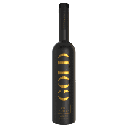 GOLD DRY Vodka fles 70cl premium Nederlandse vodka