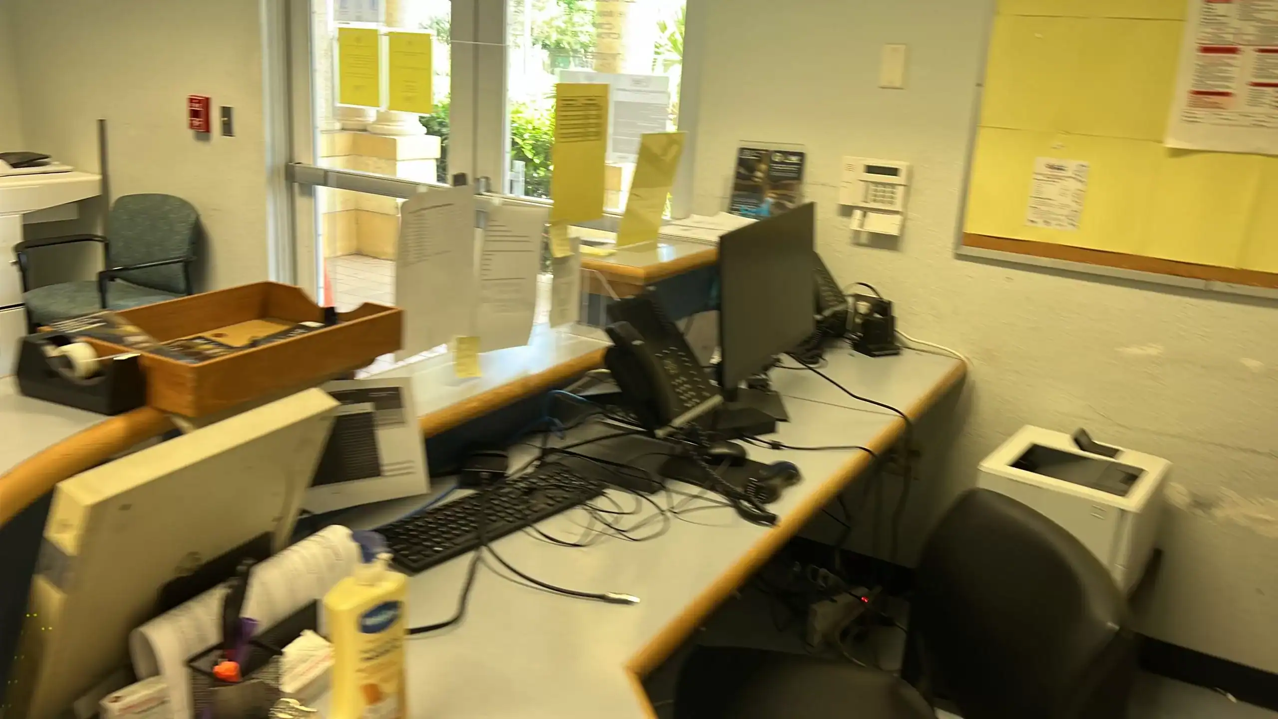 Front desk at the Palm Beach County Community Services Department GCNN Good Citizen News Network goodcitizennewsnetwork.com News That's Not Fake