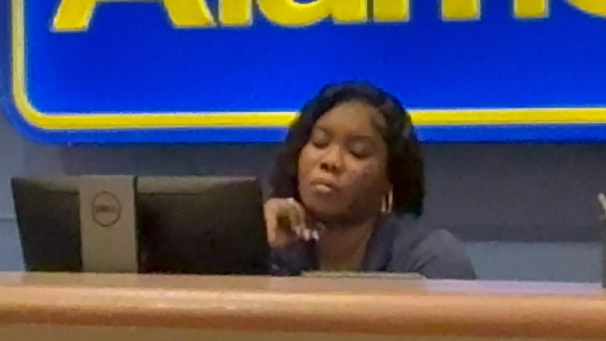 Employee At The Alamo Car Rental Counter Inside The Palm Beach International Airport GCNN Good Citizen News Network goodcitizennewsnetwork.com News That's Not Fake