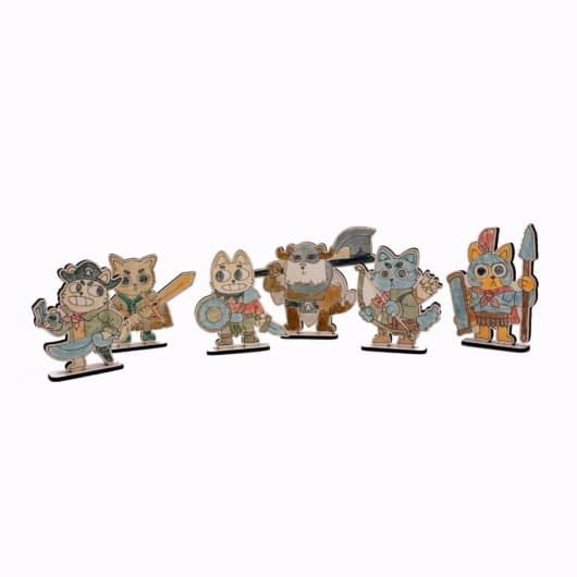 Set figurine din lemn pentru pictat