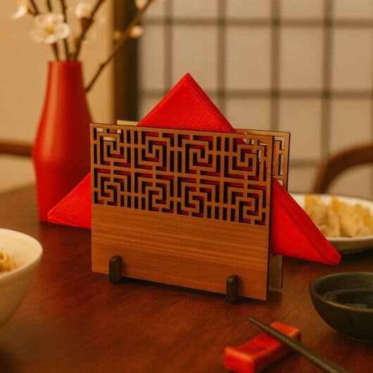 Suport servetele model asiatic