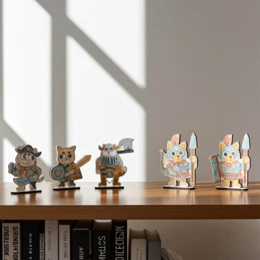 Figurine din lemn pentru pictat