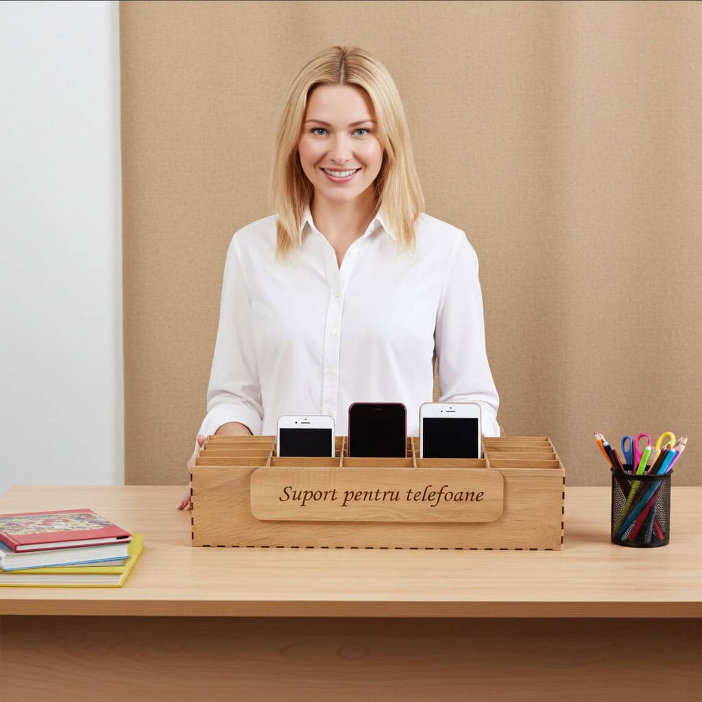 Cutie Depozitare Telefoane Mobile