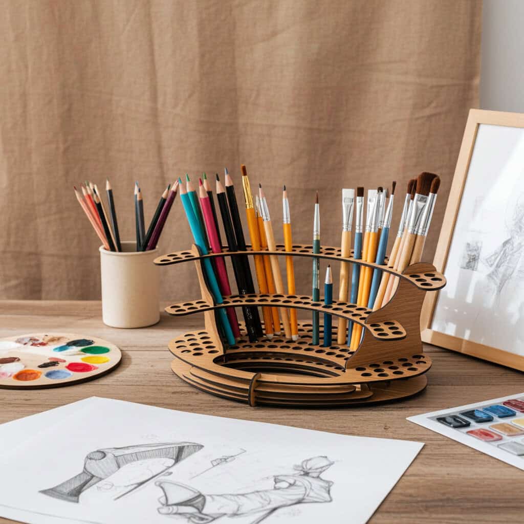 Organizator Creioane Colorate Pentru Copii