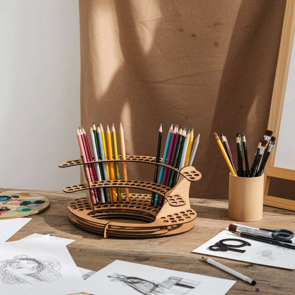 Organizator Creioane Colorate Pentru Copii