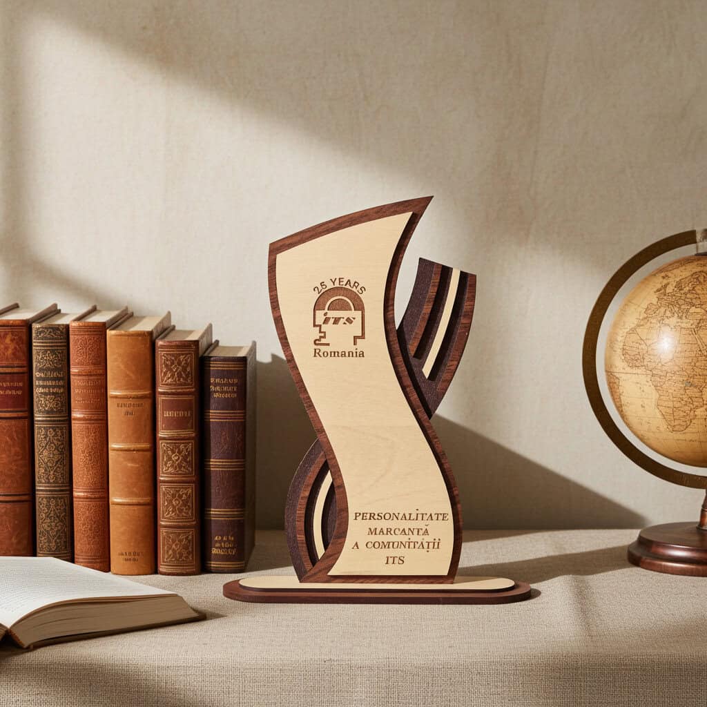 Placheta Lemn Gravata