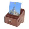 Stand Brosuri Lemn 16 Cm