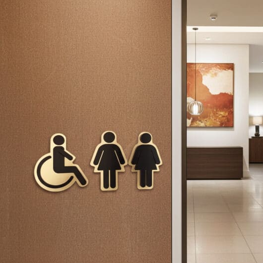 Set Indicatori Toaleta Oglinda Acrilica