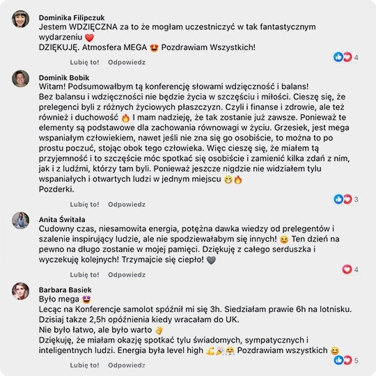Opinia uczestnika konferencji 6