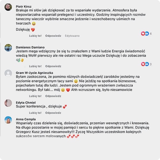 Opinia uczestnika konferencji 7