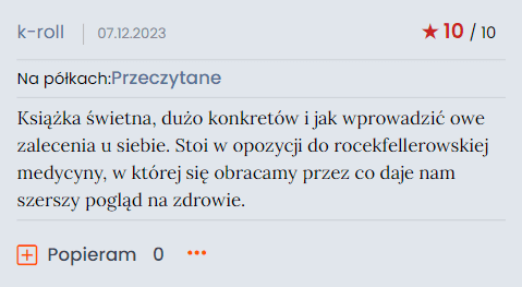 Opinia czytelnika Poradnika Zdrowia 1 Opinia czytelnika Poradnika Zdrowia 1