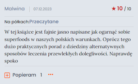 Opinia czytelnika Poradnika Zdrowia 6 Opinia czytelnika Poradnika Zdrowia 6