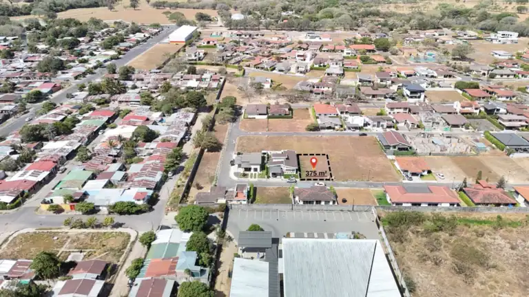Lote de 375 m² en venta en Condominio Parque del Encino # 186, Liberia