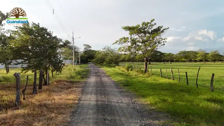 Calle con base de lastre