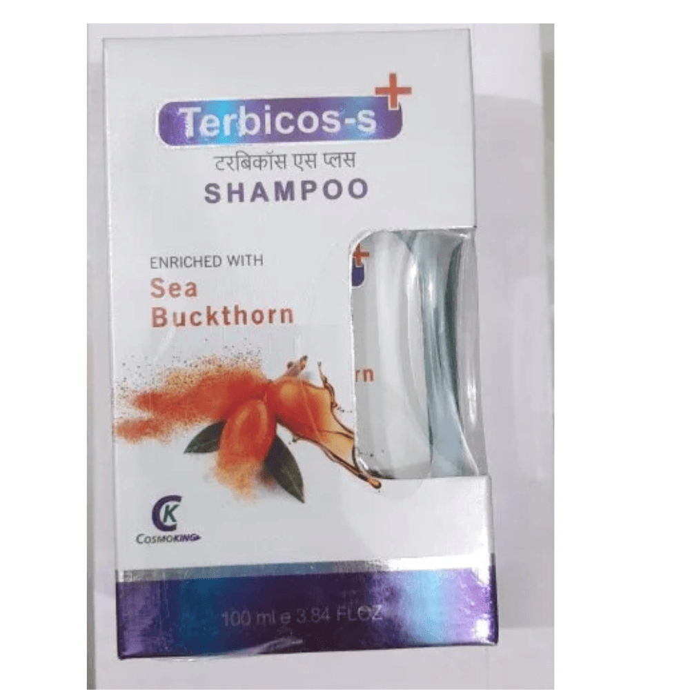 Terbicos-S+ Shampoo 100ml with Sea Buckthorn for Anti-Dandruff & Hair Repair