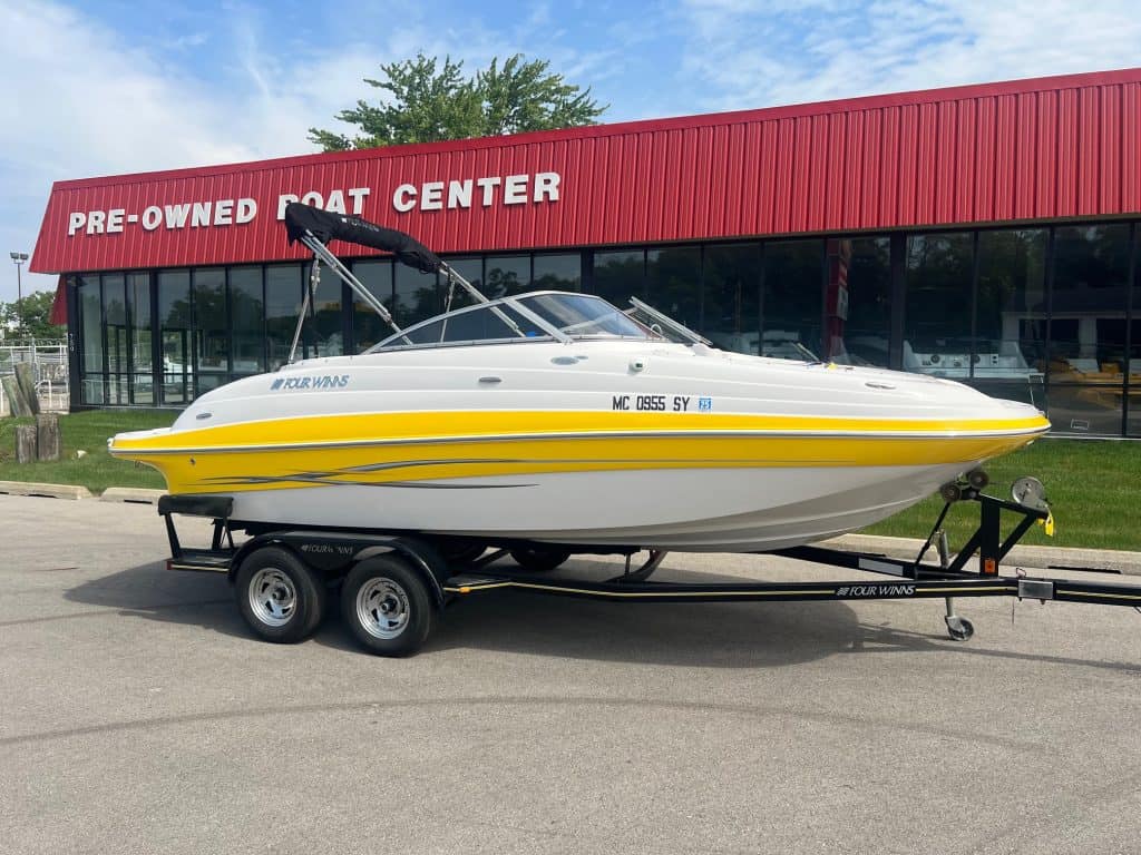 Pre-owned boat at Hall's Sport Center for sale.